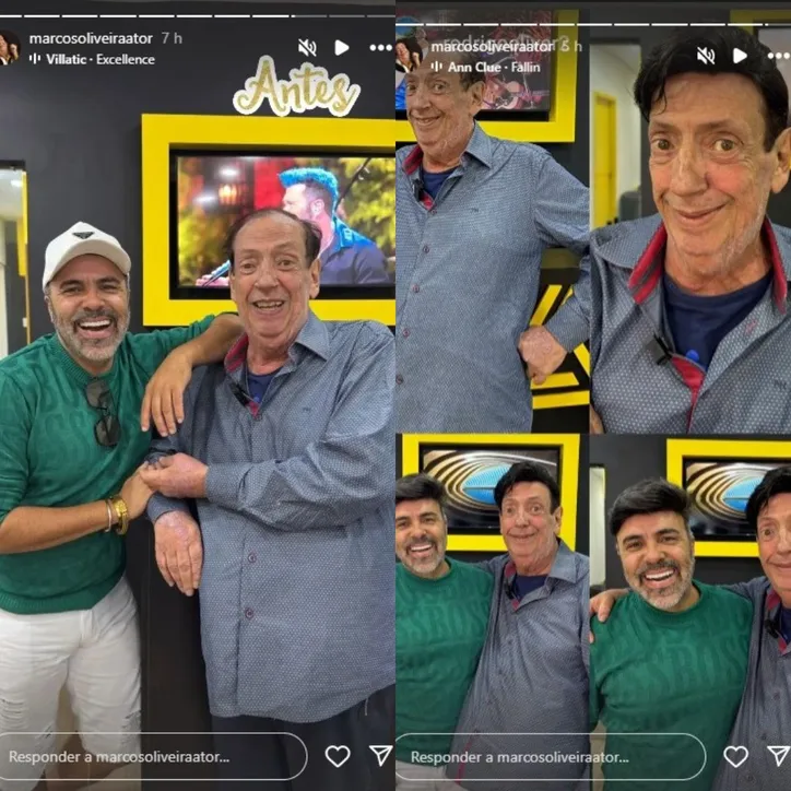 Imagem ilustrativa da imagem Marcos Oliveira, o Beiçola, muda radicalmente o visual; confira
