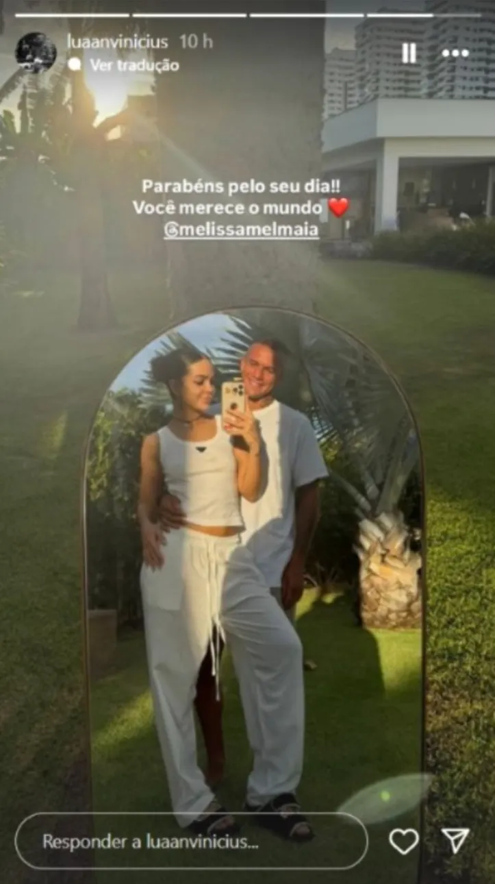 Mel Maia e Luan Vinicius Medeiros