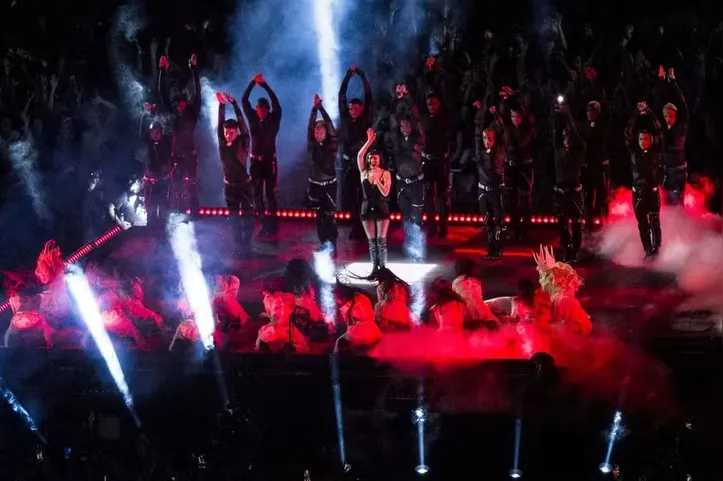 Lady Gaga faz show no Rio de Janeiro
