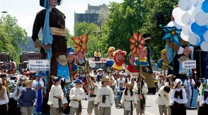 Desfile de São João em Quebec, Canadá