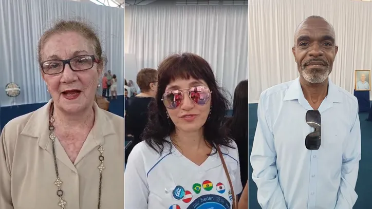 Solange Seixas, Maria da Conceição e Edmilson Pereira