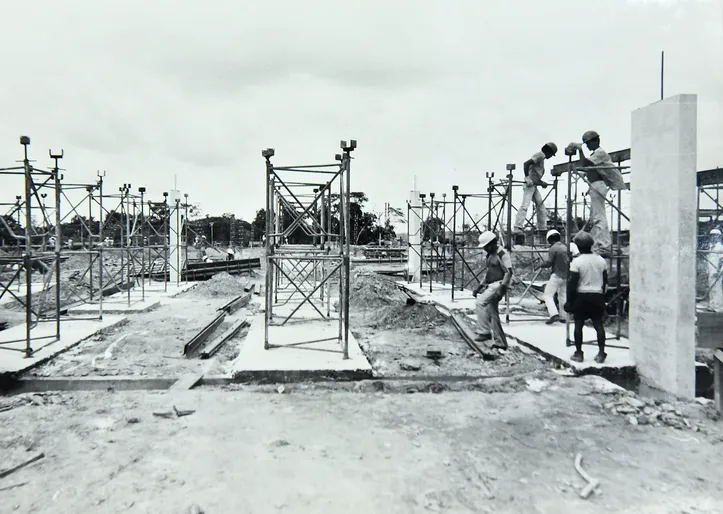 Fotos históricas da unidade do SENAI Dendezeiros