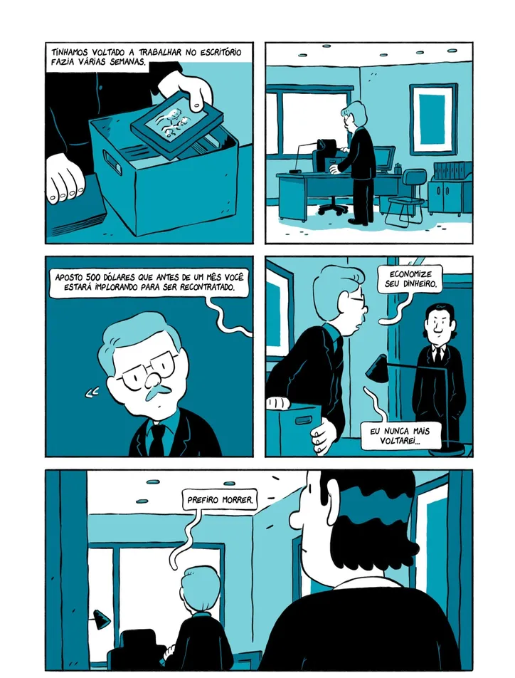 Imagem ilustrativa da imagem Trabalhar para viver ou morrer? HQ mostra absurdos do mundo do trabalho