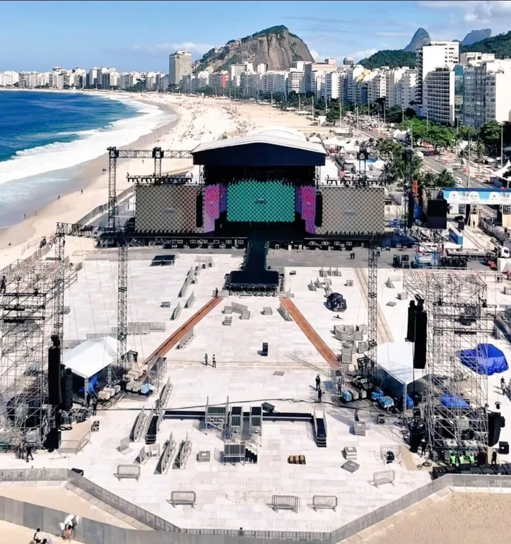 Prefeitura do Rio tem expetativa que show atraia mais de 1,6 milhão de fãs