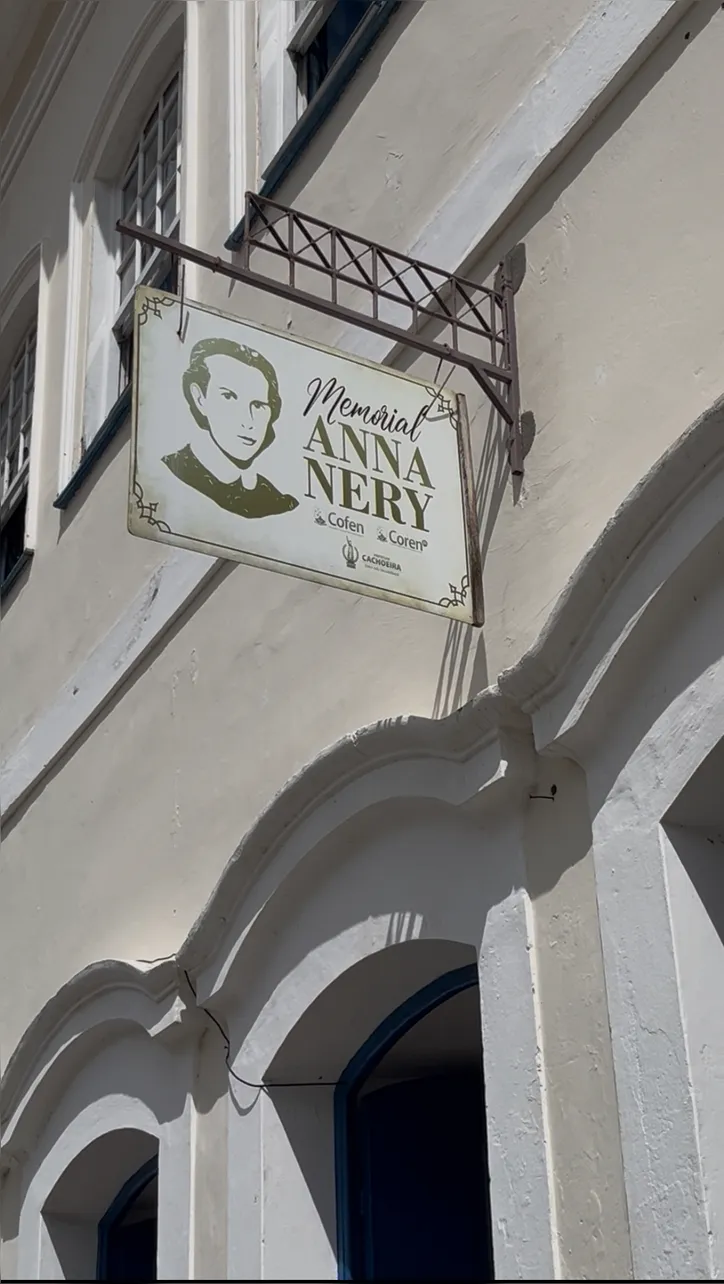 Casa onde Anna Nery nasceu, em Cachoeira, abriga memorial