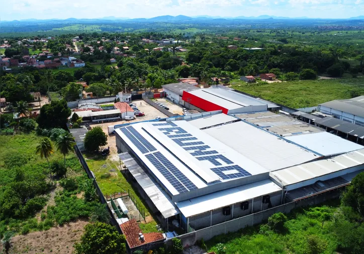 Usina fotovoltaica indústria no recôncavo baiano