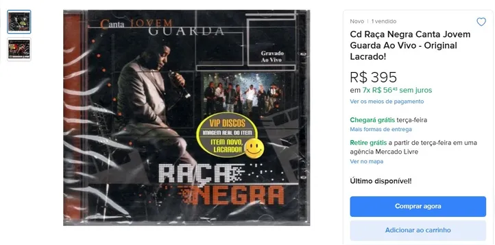 Raça Negra canta Jovem Guarda – Ao Vivo