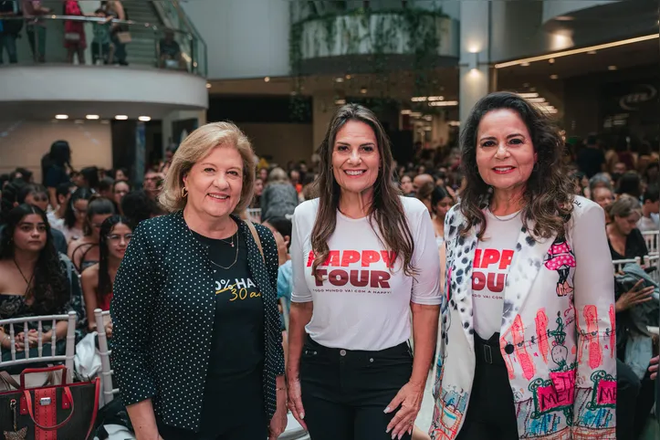 Suzana Mamede, Angela Carvalho e Kika Mamede marcam presença na entrega dos kits da temporada da Happy Tour