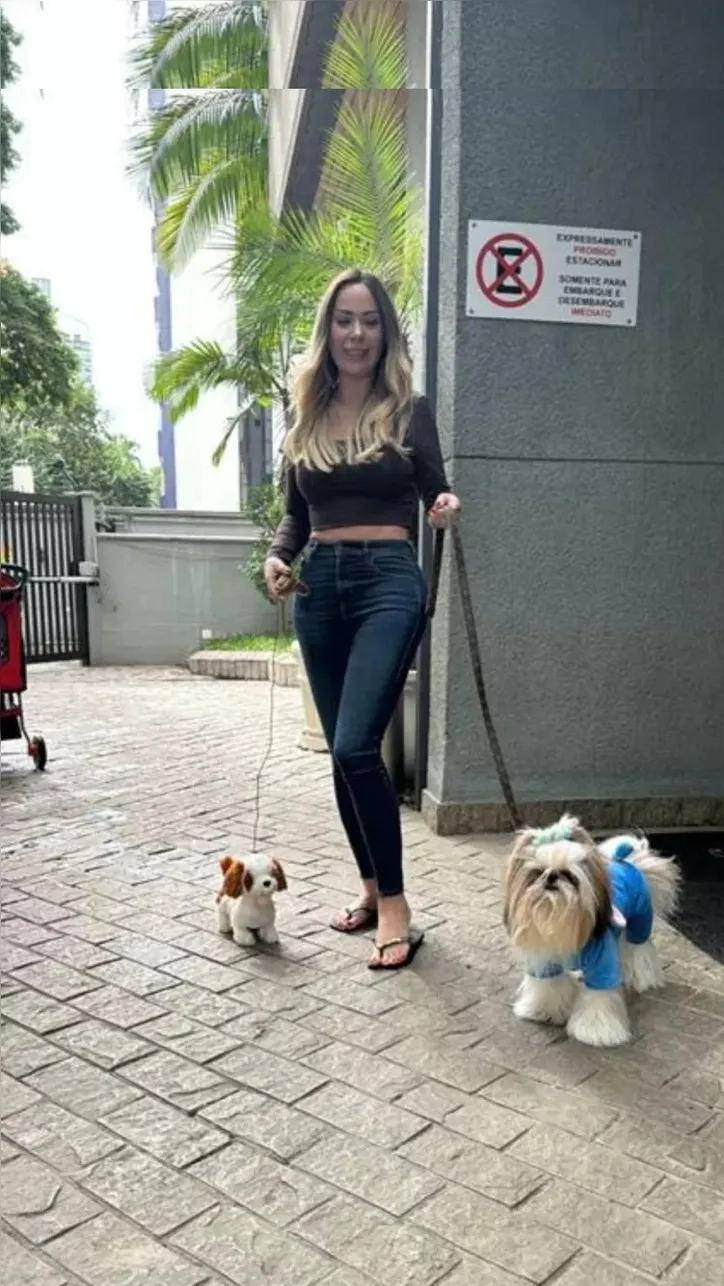 Imagem ilustrativa da imagem Influenciadora adota 'dog reborn': "Traz carinho"