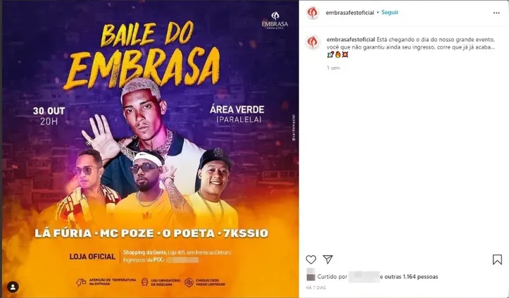 Baile do Embrasa