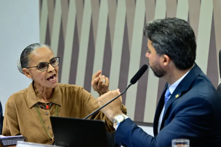 Ministra do Meio Ambiente e Mudança do Clima, Marina Silva;
presidente da CI, senador Marcos Rogério