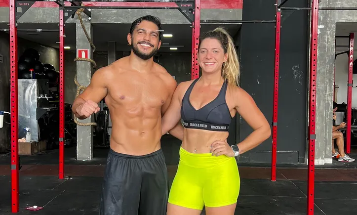 O casal de advogados baianos Tácio Boaventura e Caren Leal