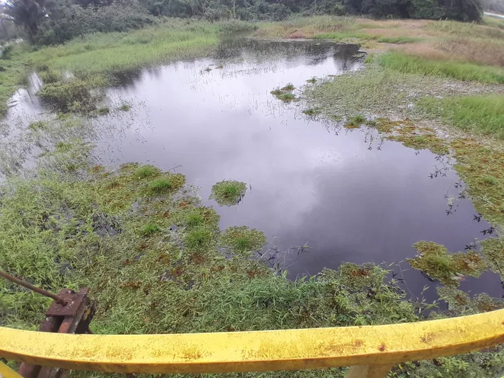 Vistoria encontrou sinais de contaminação na barragem.