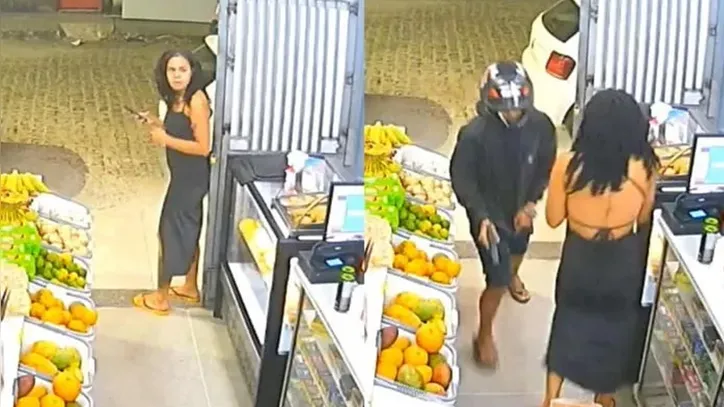 Imagens das câmeras de segurança do mercado onde Matheus foi morto denunciou Ana