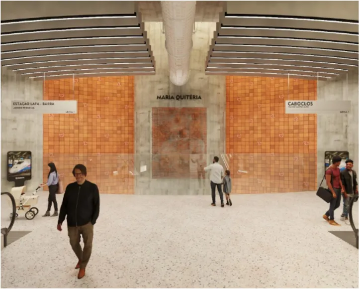 Projeto arquitetônico da Estação Campo Grande prevê homenagens a heróis do 2 de Julho