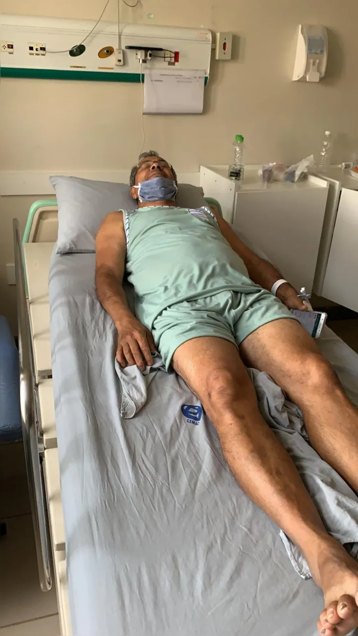 Teodolino internado depois do infarto