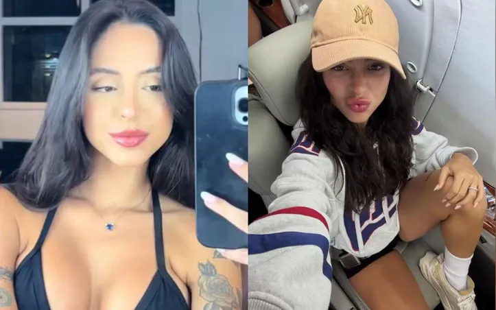 Luana em suas redes sociais