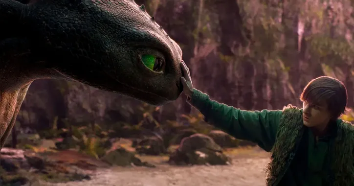 Cena do live-action de ‘Como Treinar Seu Dragão’