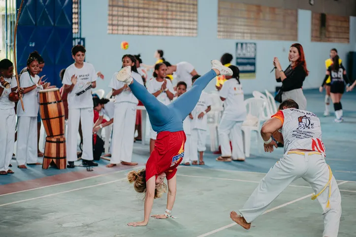 Capoeira na Liga Nescau