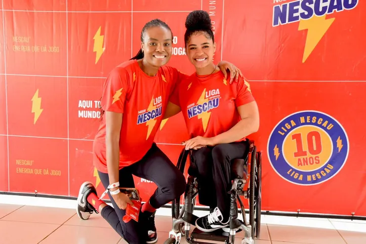 Fabiana Claudino e Raíssa Machado na Liga Nescau