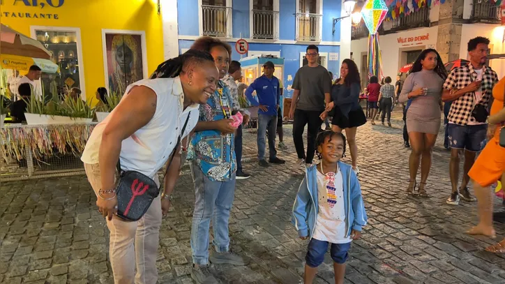 Gerson Nildo curte o São João ao lado de seu filho