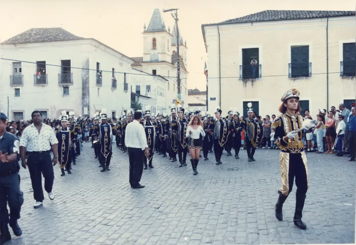 Comemoração da Independência em Cachoeira em 1997
