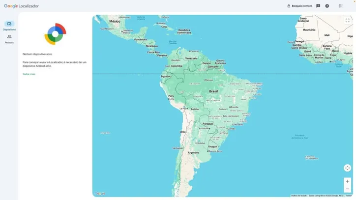 Google Localizador também pode ser acessado pelo computador