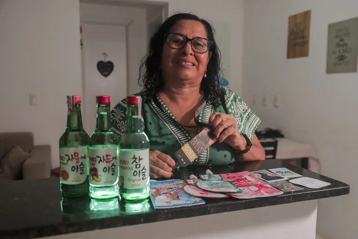 Mais do que assistir, Uilma consome a culinária asiática