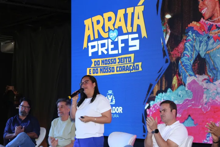 Ana realizou balanço do "Arraiá da Prefs", evento de São João da Prefeitura de Salvador