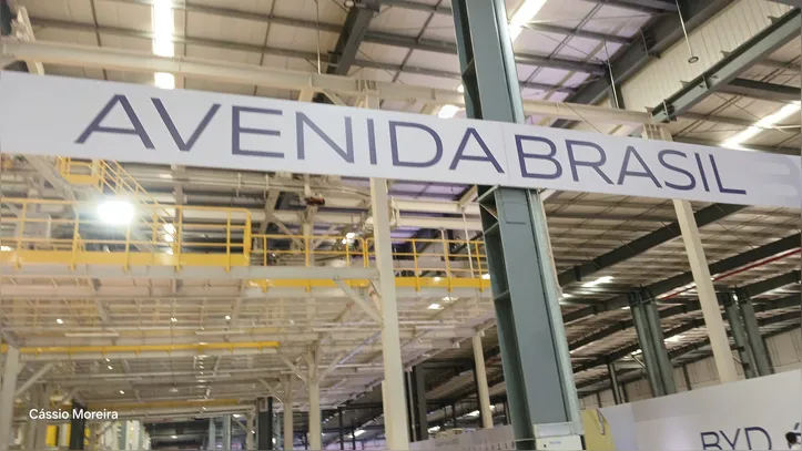 Imagem ilustrativa da imagem Primeira fábrica da BYD no Brasil é inaugurada; saiba todos os detalhes