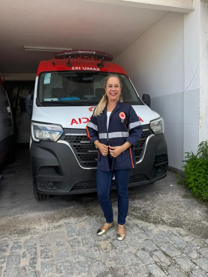 Rita Lima, coordenadora do Samu de Feira de Santana