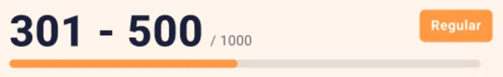 Score de 301 a 500