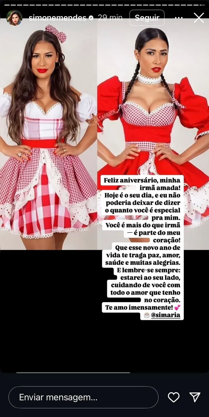Homenagem de Simone