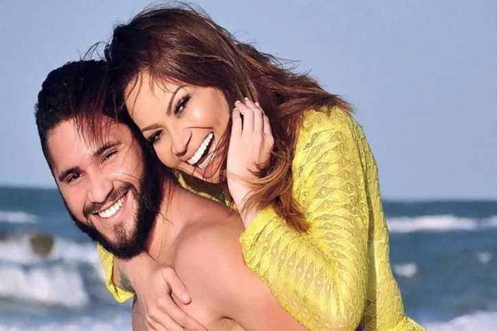 Solange Almeida e seu esposo Monilton Moura