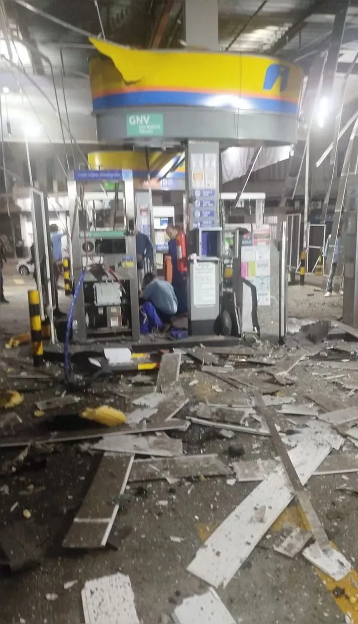 Posto ficou bastante destruído