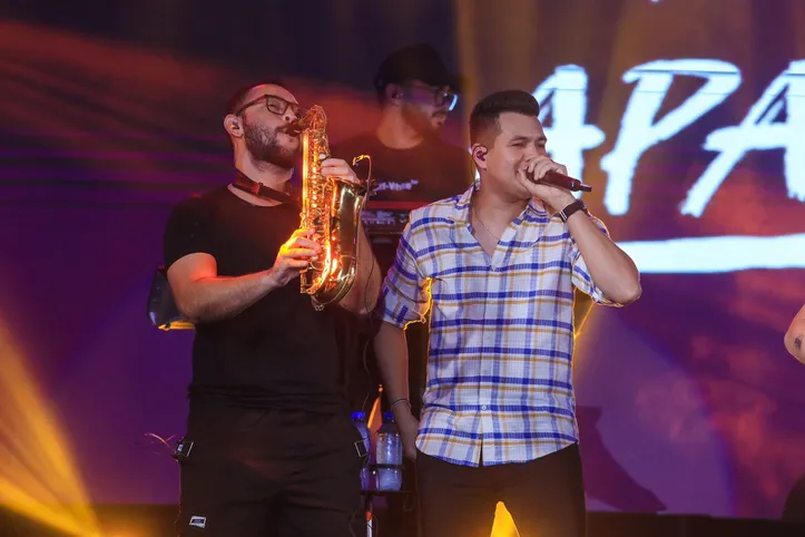 Vitor Fernandes no palco