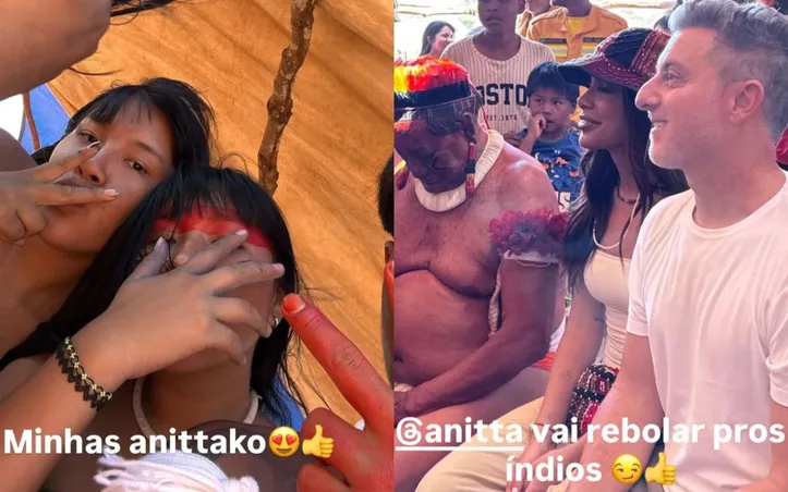 Anitta na aldeia