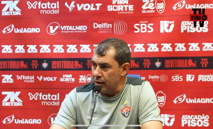 Fábio Carille concedeu entrevista pouco antes de sua demissão