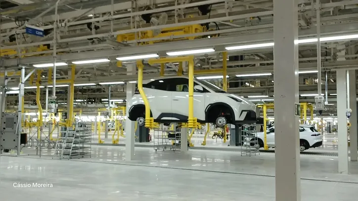 Inauguração da fábrica da BYD, em Camaçari, na Bahia