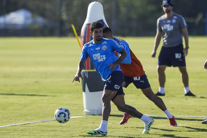 Cauly em treinamento no CT Evaristo de Macedo