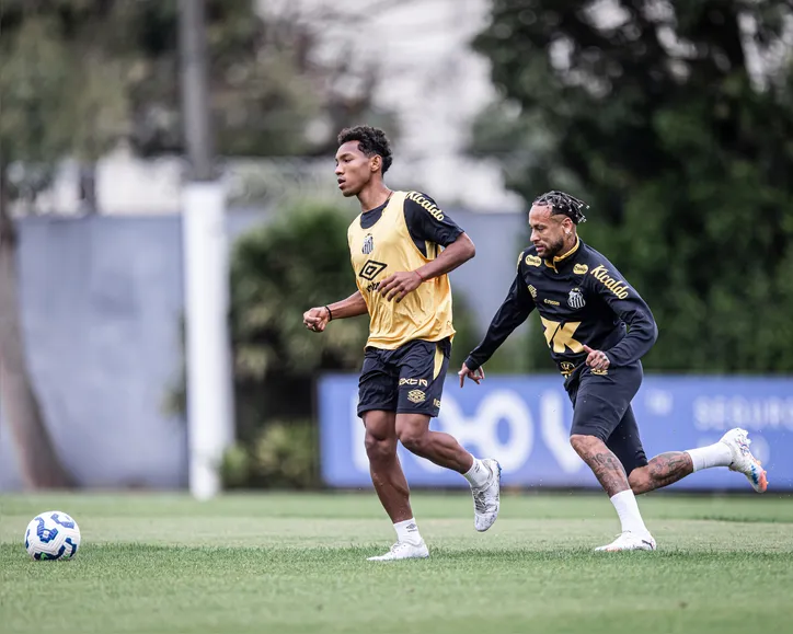 Neymar desfalca o Santos contra o Bahia