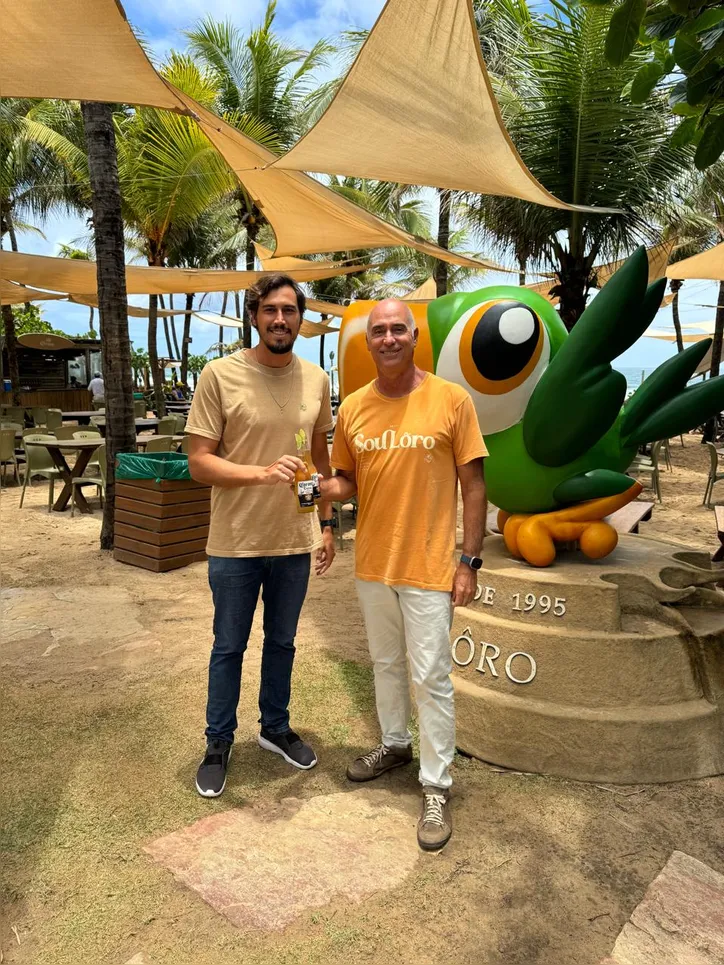 Pedro Imbassahy ao lado do pai, Lôro Melo