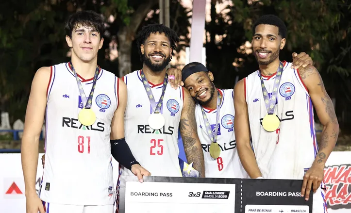 Imagem ilustrativa da imagem Basquete em dobro! Bahia garante dois times no FIBA 3x3 Challenger