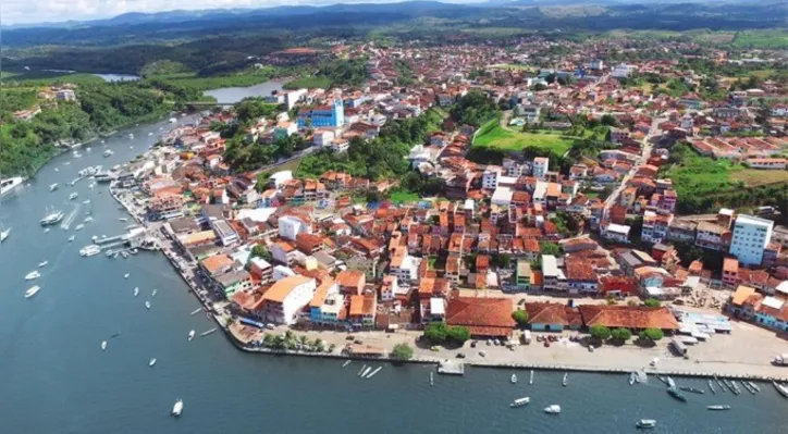Vista da cidade de Camamu, no Baixo Sul baiano