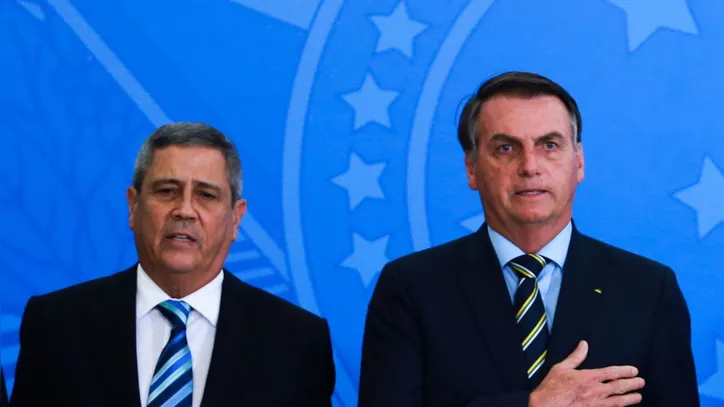 Bolsonaro e Braga Netto formaram chapa em 2022