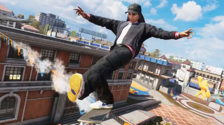 Rayssa Leal como personagem em Tony Hawk’s Pro Skater 3+4