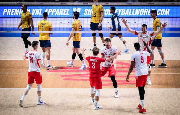 Seleção Brasileira sofreu com o oposto polonês Kewin Sasak