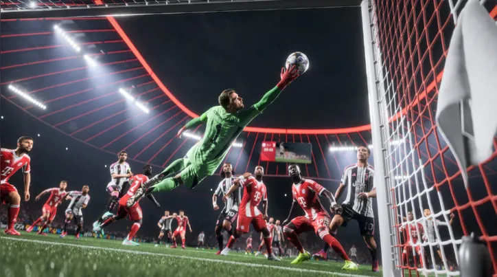 Imagem de dentro do novo jogo EA Sports FC 26