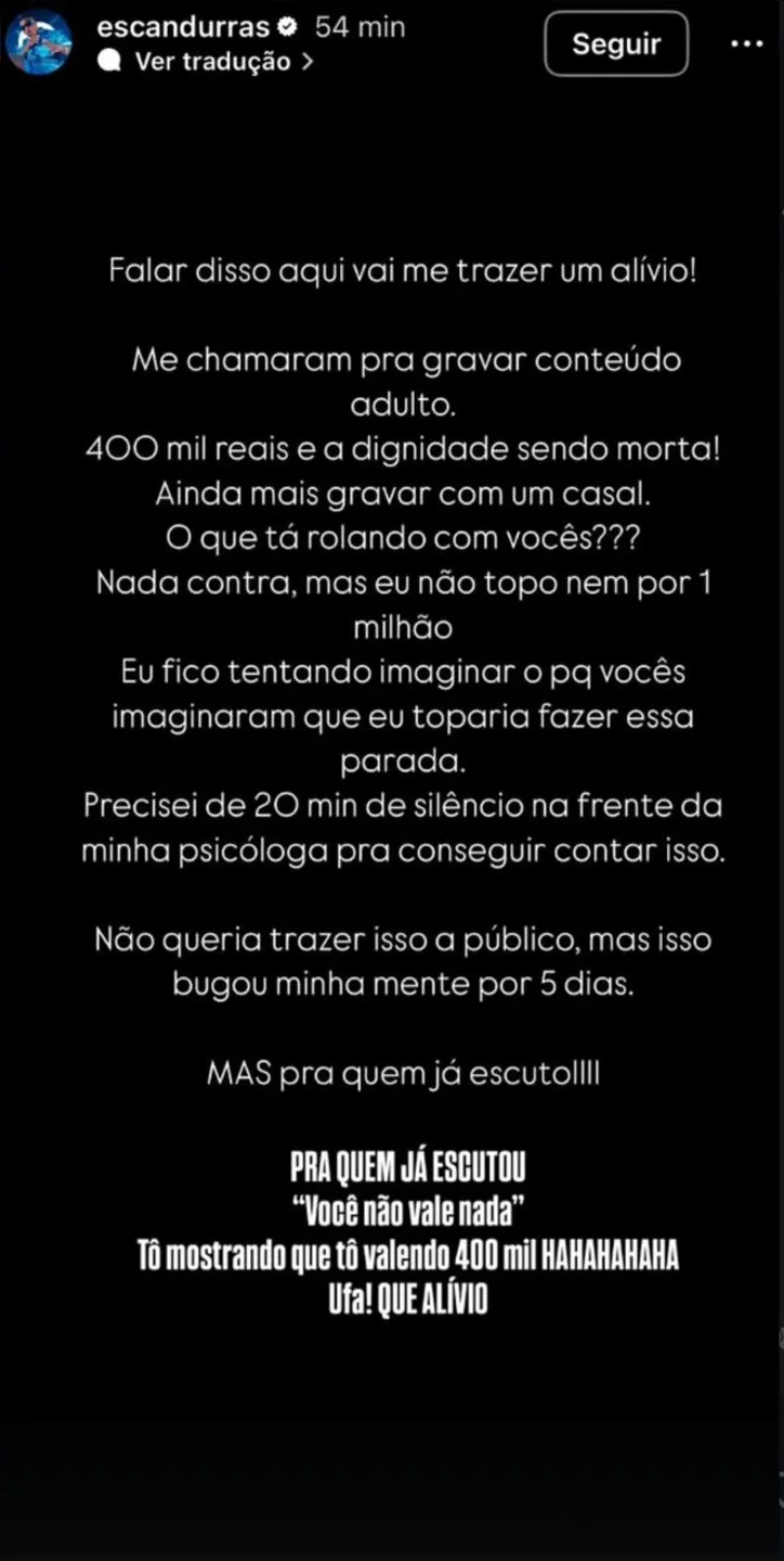 Deesabafo Escandurras