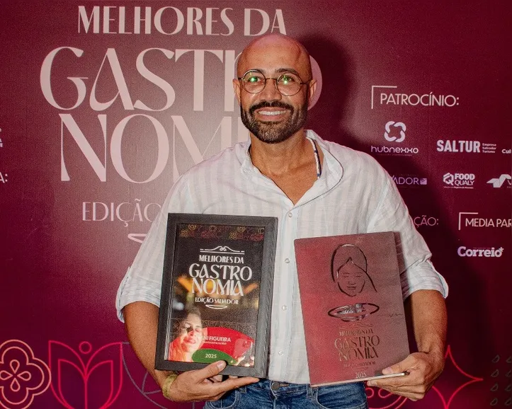 Vini Figueira comemora Vini Mar premiado e título de Restaurateur do Ano